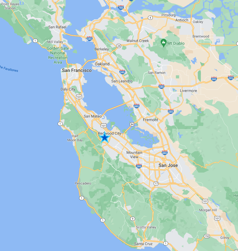 HQ map region - SF bay area